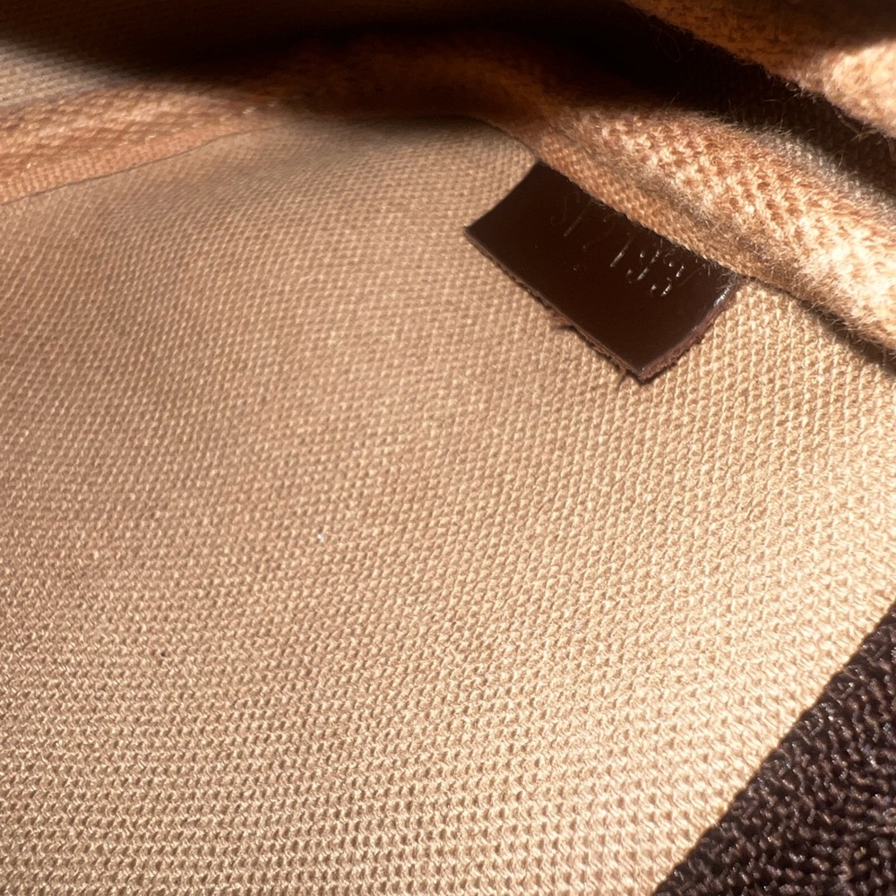 AUTHENTIC 🤎 LV  Damier Ebene Mini Pochette with Gold Chain and Trunk Print - Picture 3 of 16